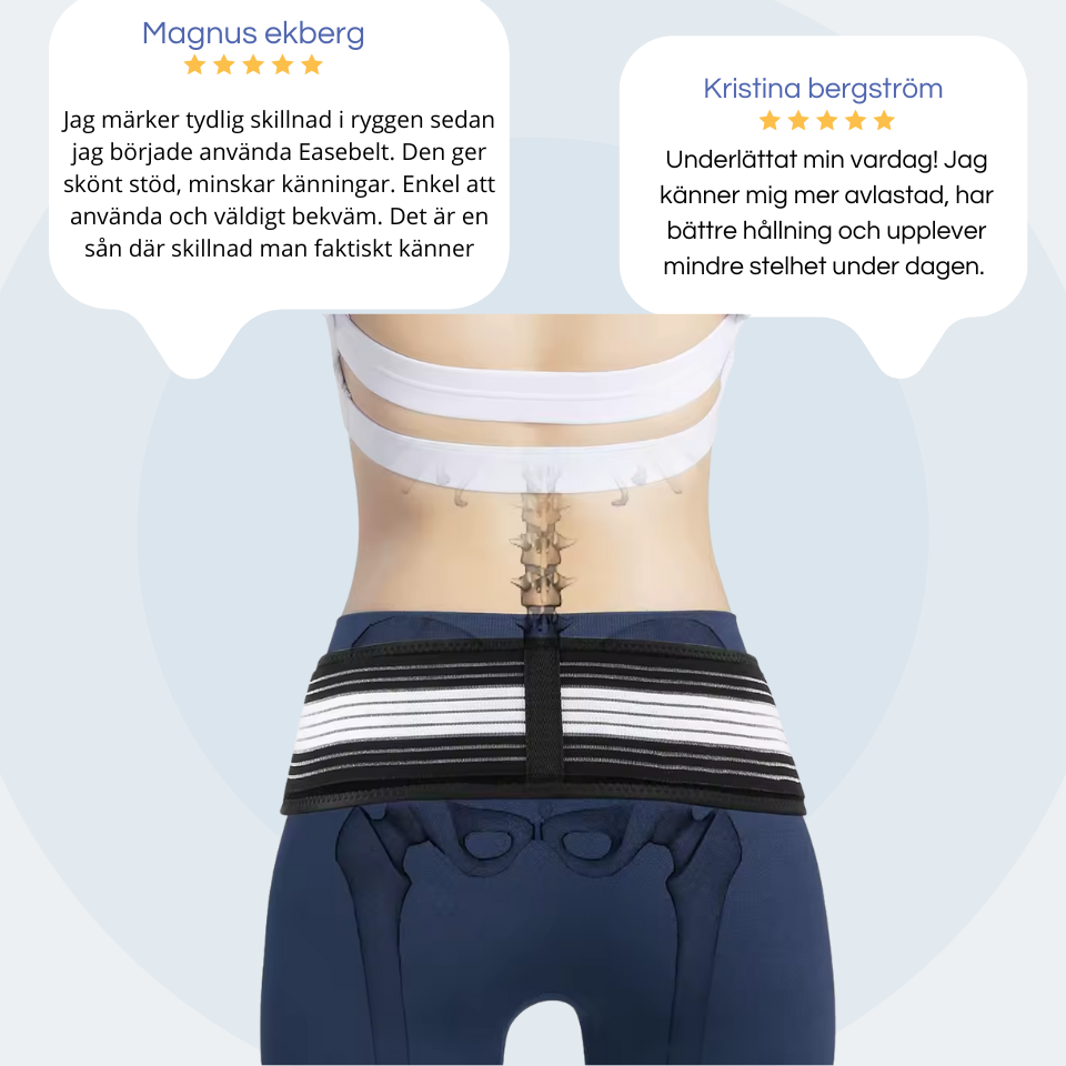Midjebälte - För dig som vill ha stabilitet och smärtlindring