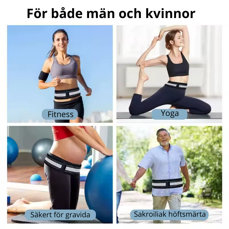 Midjebälte - För dig som vill ha stabilitet och smärtlindring